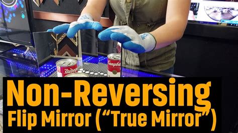 non reverse image inspection mirror